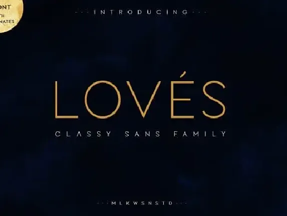 LOVES Sans Family font