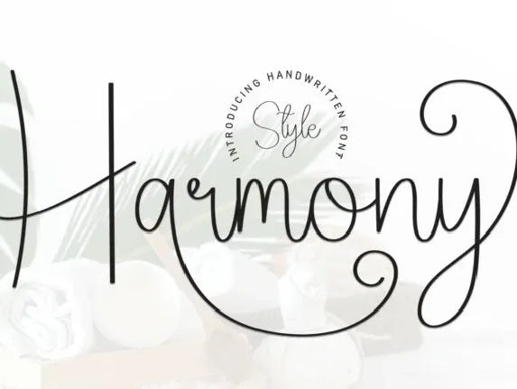 Harmony Script Typeface font