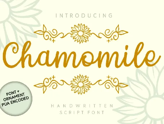 Chamomile Handwritten font