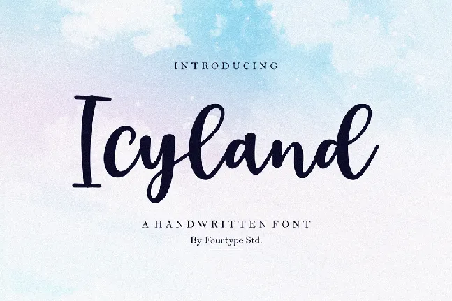 Icyland font