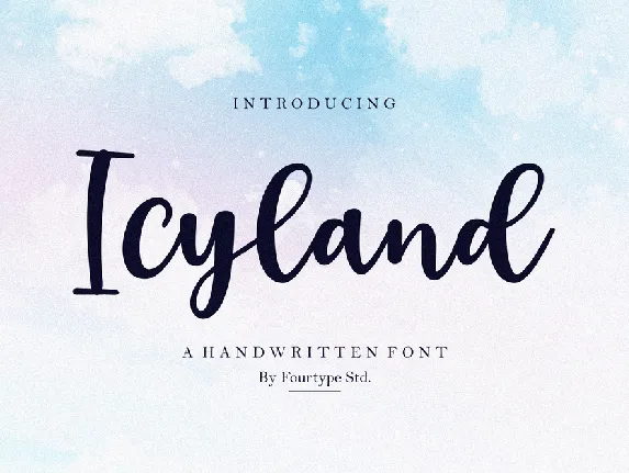 Icyland font