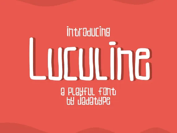 Luculine font