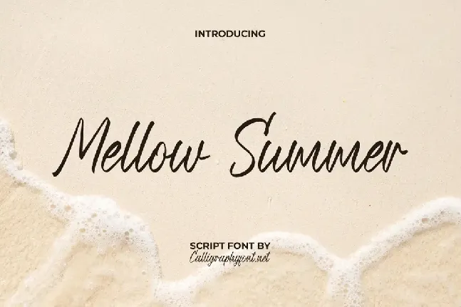 Mellow Summer Demo font