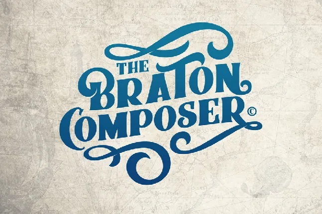 Braton Composer font