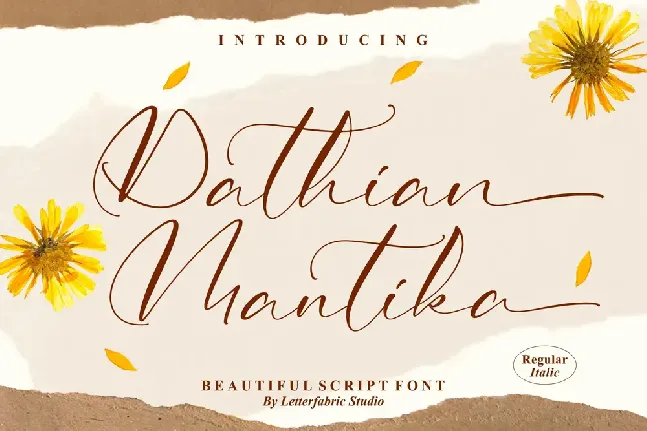 Dathian Mantika font