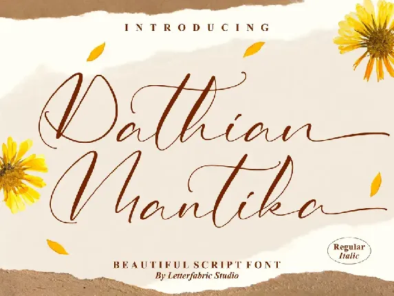 Dathian Mantika font