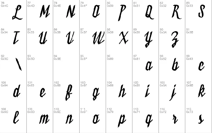 Bukarest Handwriting font