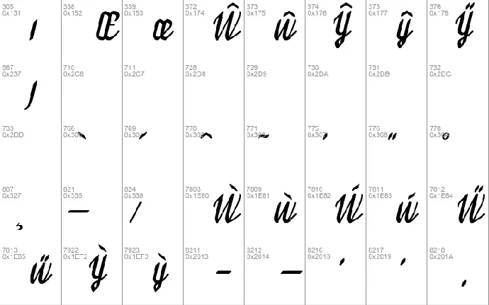 Bukarest Handwriting font