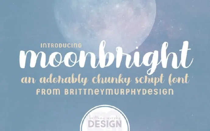 Moonbright Handwritten font