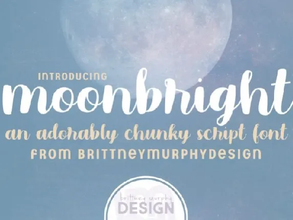 Moonbright Handwritten font