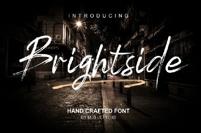 Brightside Brush font