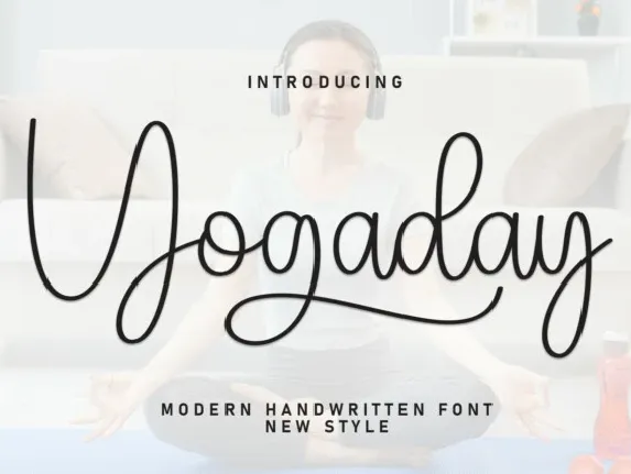 Yogaday Script font