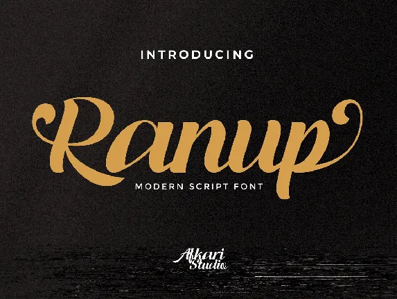 Ranup font