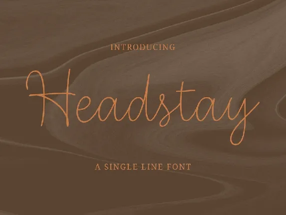 Headstay font