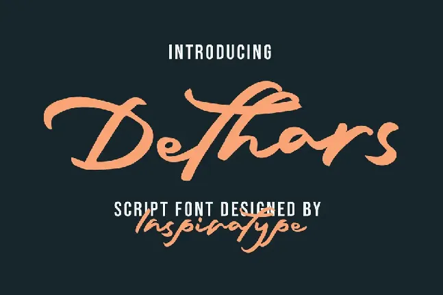 Dethars FREE font