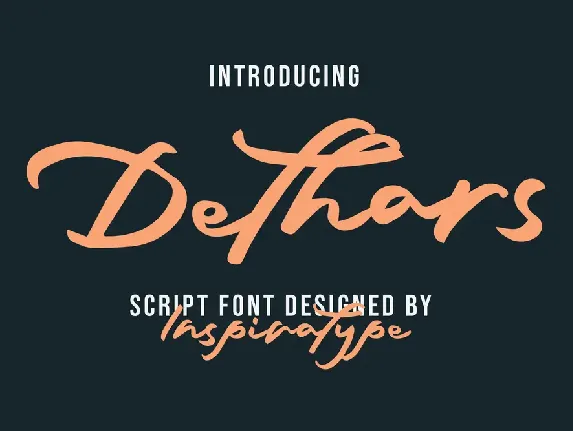 Dethars FREE font