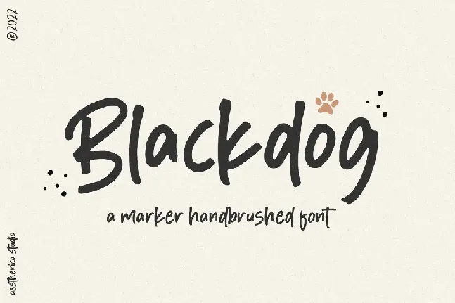 Blackdog font