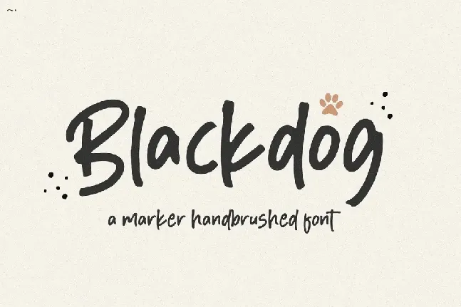 Blackdog font