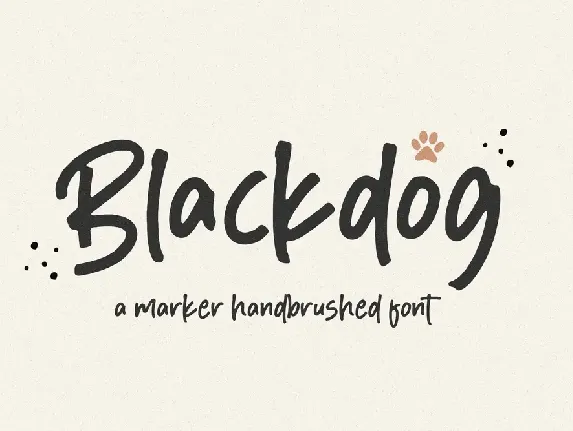 Blackdog font