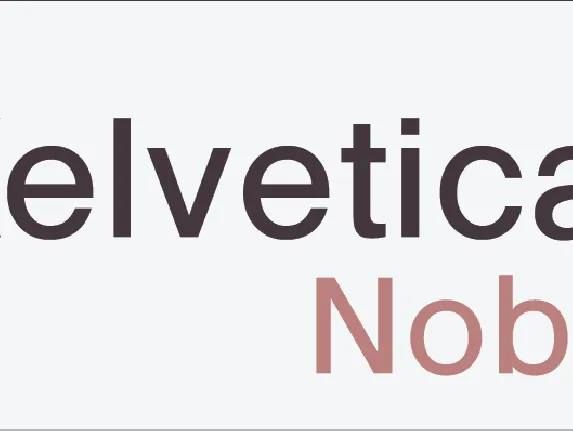 Kelvetica Nobis font