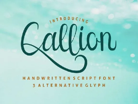 Callion Calligraphy font