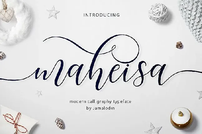 Maheisa Script font