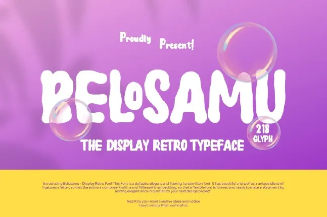 Belosamu font