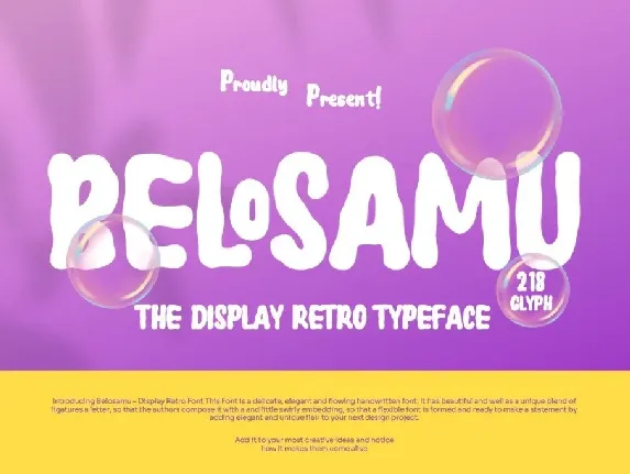 Belosamu font