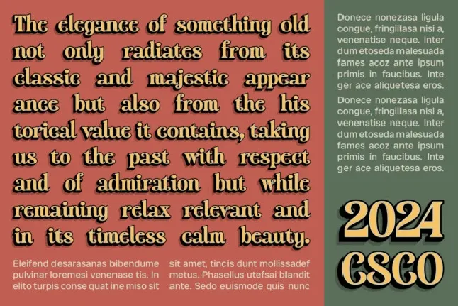 Adevas 3D font