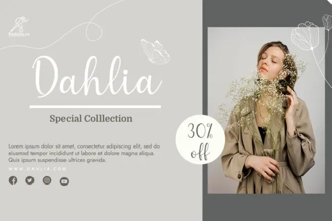 Dahlia Script font