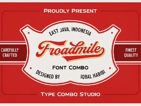 Froadmile font