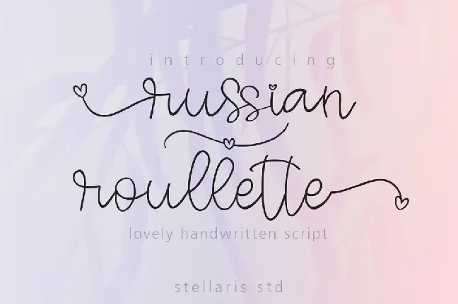 russian roullette font