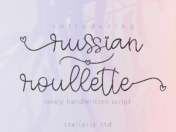 russian roullette font