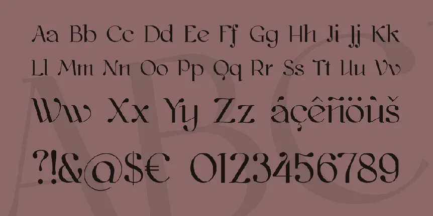 kawoszeh font