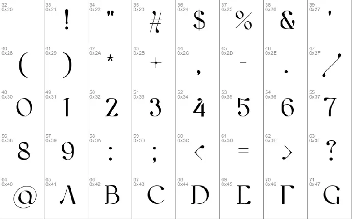 kawoszeh font