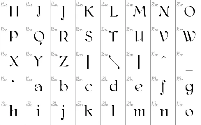 kawoszeh font