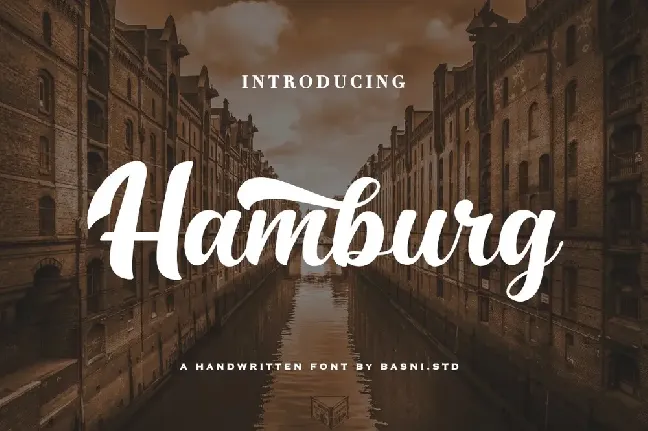 Hamburg font