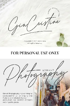 Gia Cristine font