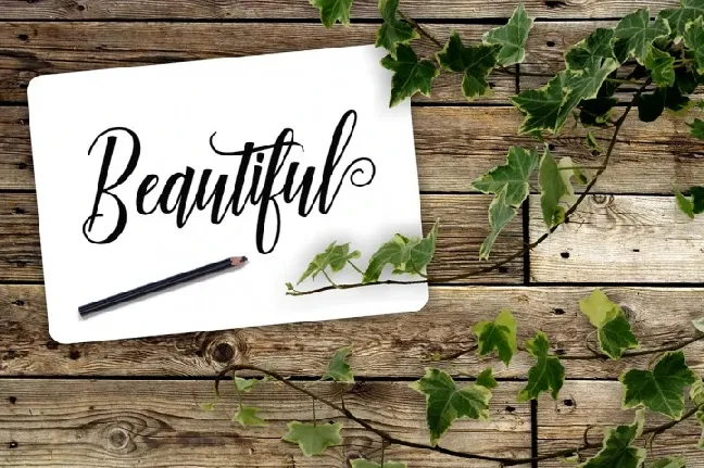 Truelike Script font