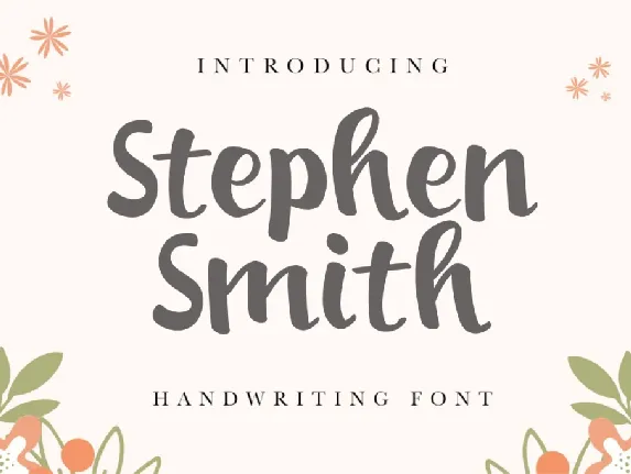 Stephen Smith font