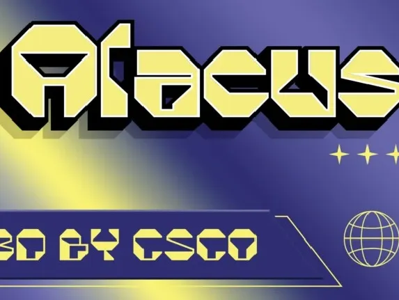 Alacus 3D font