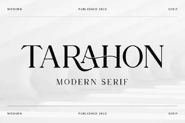 Tarahon font