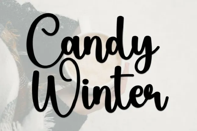 Candy Winter Script font