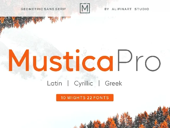 Mustica Pro font