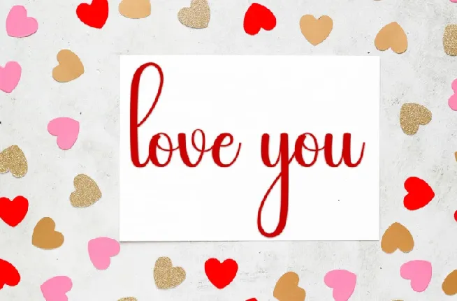 Valentine Day Script font