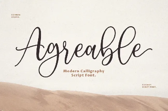 Agreable font