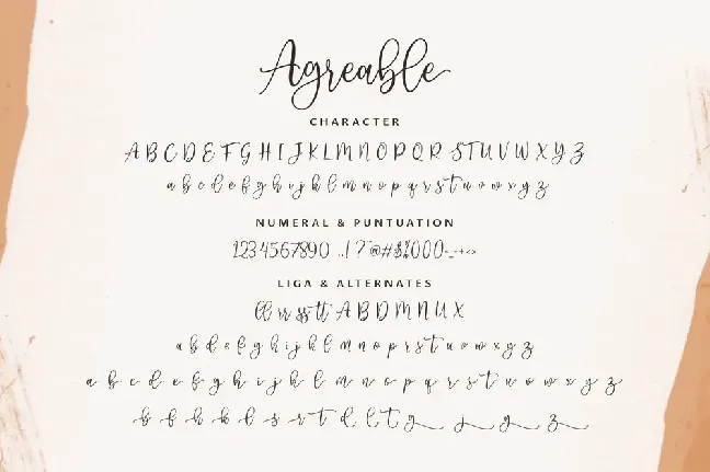 Agreable font