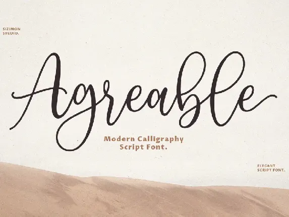 Agreable font