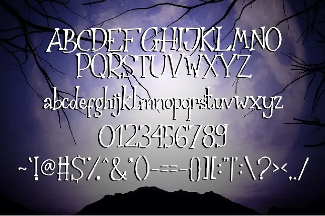 The Nightmare font