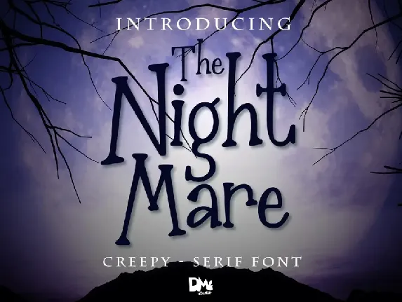 The Nightmare font